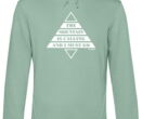 MQ THE MOUNTAIN IS CALLING - Organic Hoodie Unisex - grün