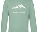 MQ ADVENTURE IS OUT THERE - Organic Hoodie Unisex - grün